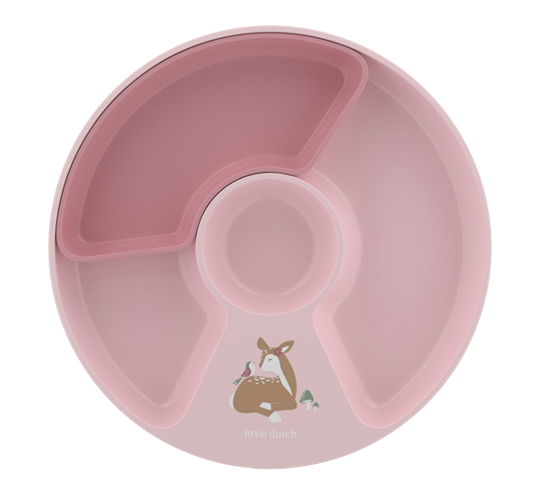 Mio barnetallerken med inndeling 20 cm Fairy garden fra Mepal