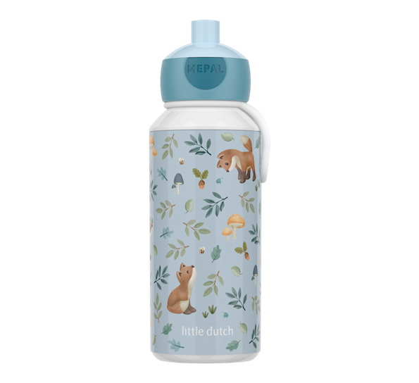 Campus drikkeflaske pop-up 40 cl Forest friends fra Mepal