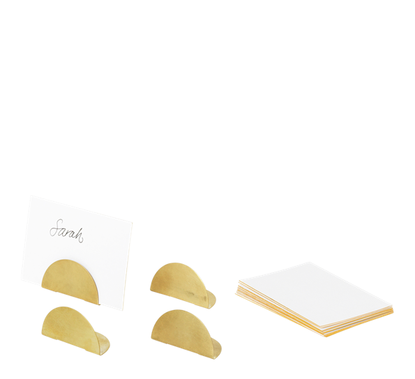 Kortholder 4 pk messing fra Ferm Living