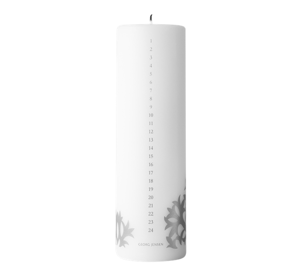CC 2020 kalenderlys silver fra Georg Jensen