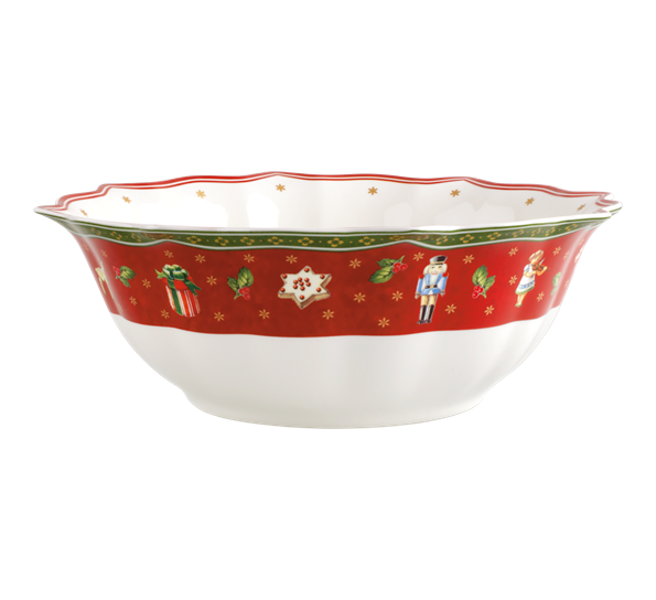Toys Delight skål 3,9 liter med rød kant fra Villeroy & Boch