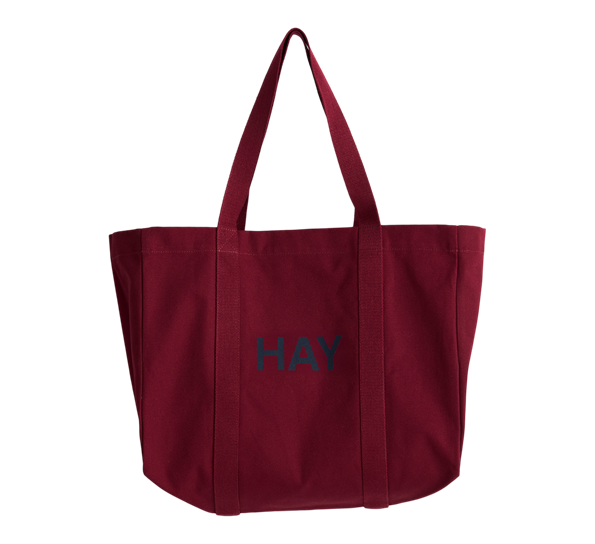 Shopper bag 32x13x40 cm burgunder fra HAY