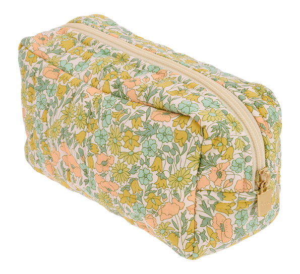 Toalettmappe liten Liberty Poppy & Daisy pastell Bon Dep