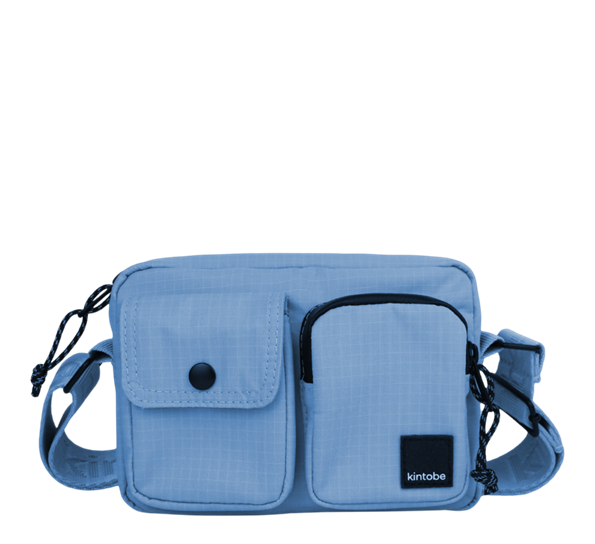 <p>Miles Mini crossbody bag 18x12x4,5 cm skyline blue Kintobe</p>
