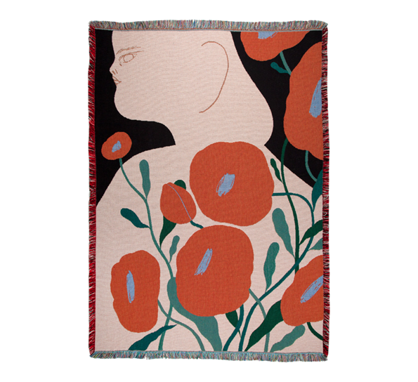 Melba pledd 137x178 cm fra Slowdown Studio