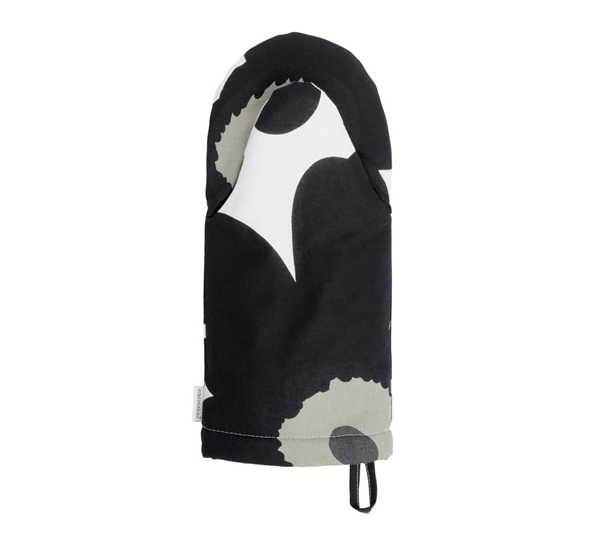 Unikko grytevott hvit sort oliven fra Marimekko