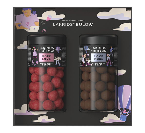 Love Black Box lakris 2 x standard S+B 590g fra Lakrids By Johan Bülow