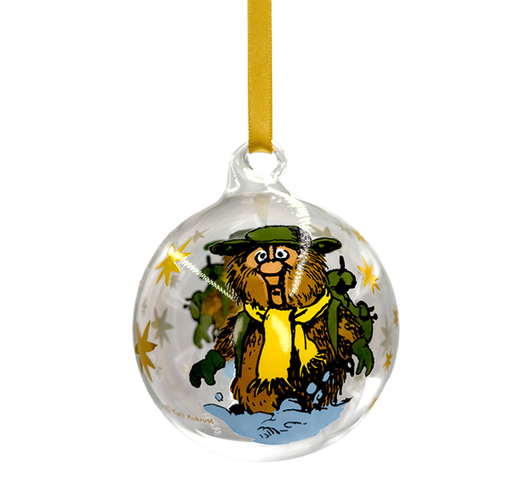 Julekule Flåklypa Ludvig 8 cm Muurla