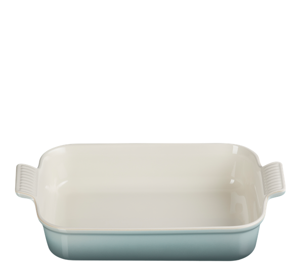 Heritage ildfast fat 4l 39x25,4 cm sea salt fra Le Creuset