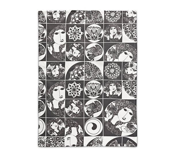 Kjøkkenhåndkle mørkegrått fra Bjørn Wiinblad