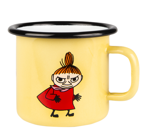 Mummi emaljekrus 2,5 dl Lille My gul Muurla