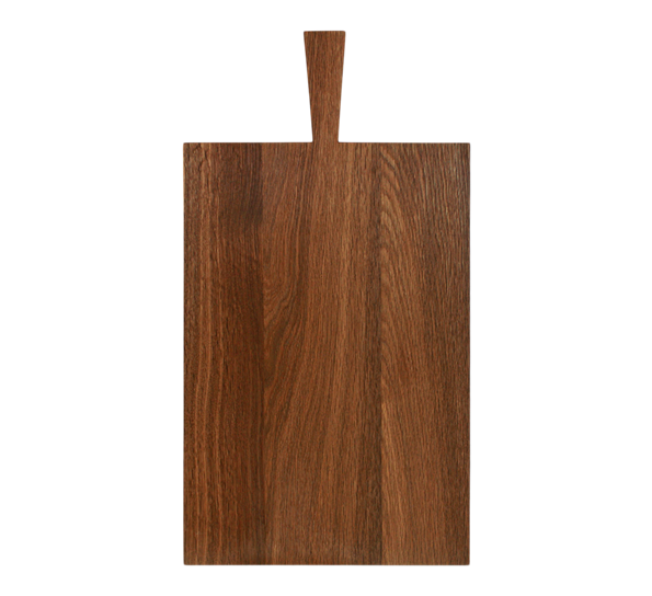 Skjærebrett bredt 53,5x34,4 cm oljet eik mørk fra Raumgestalt