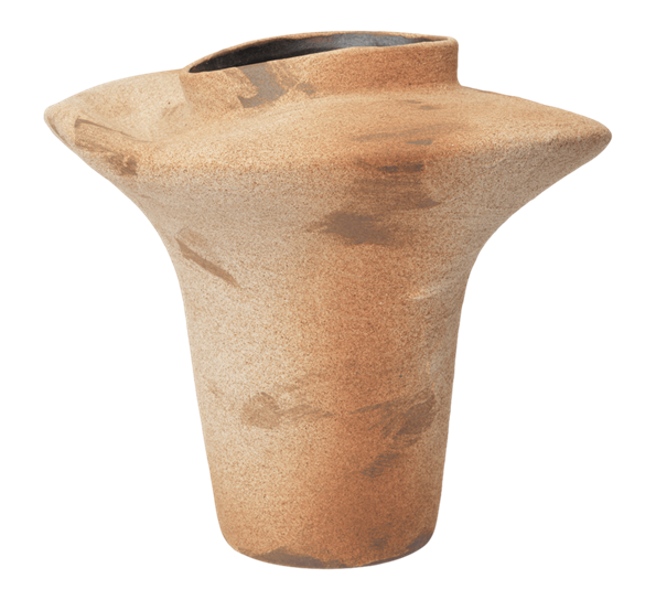 <p>Evio vase h35 cm burnt umber Ferm Living</p>
