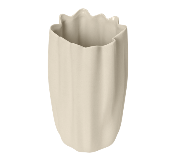 Nium Vase 23 cm offhvit Ferm Living