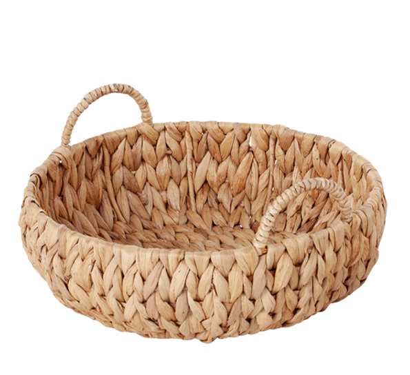 Lily brett med håndtak ø32 cm vannhyasint natur fra Dixie