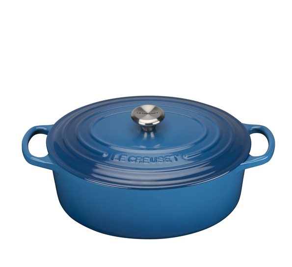 Jerngryte oval 4,1l 27cm marseille fra Le Creuset