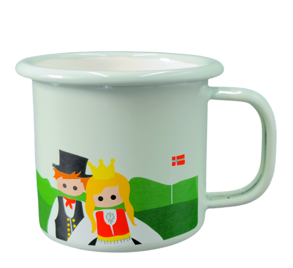 Nordmenn emaljekrus 2,5 dl bunad Blafre