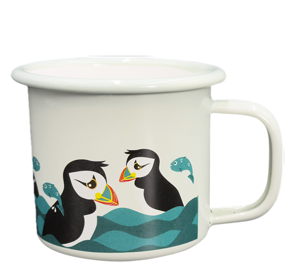 Lundefugl emaljekrus 2,5 dl Blafre