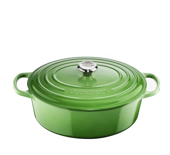 Jerngryte oval 4,1l 27 cm rosmarin fra Le Creuset