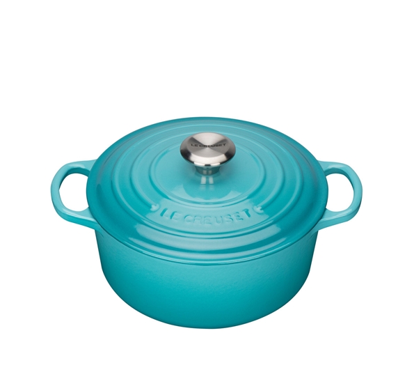 Jerngryte rund 3,3l 22cm carribbean fra Le Creuset