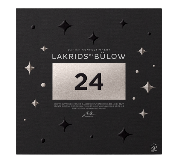 Winter Edition lakris julekalender 340g fra Lakrids By Johan Bülow