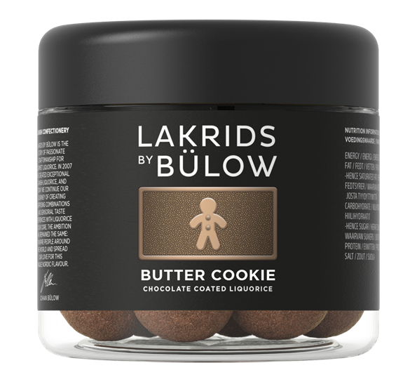 Christmas Butter Cookie lakris liten 125g fra Lakrids By Johan Bülow