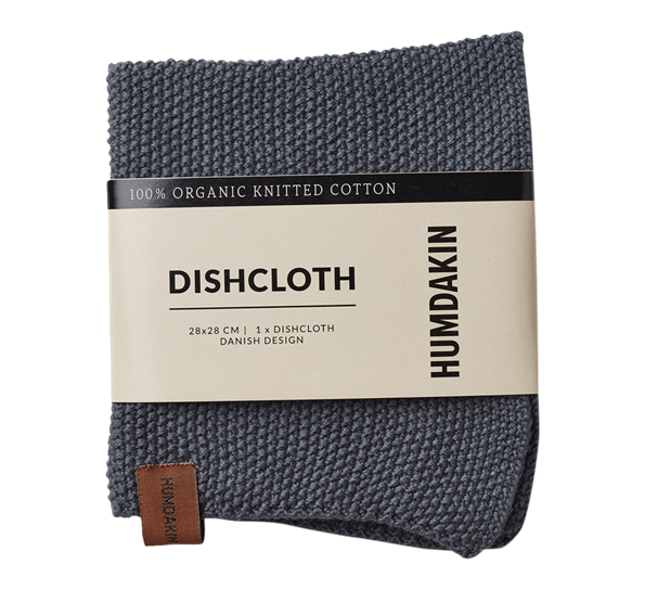 Knitted Kitchen kjøkkenklut dark ash fra Humdakin