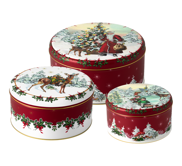 Winter Collage Accessoires kakebokssett 3 deler fra Villeroy & Boch