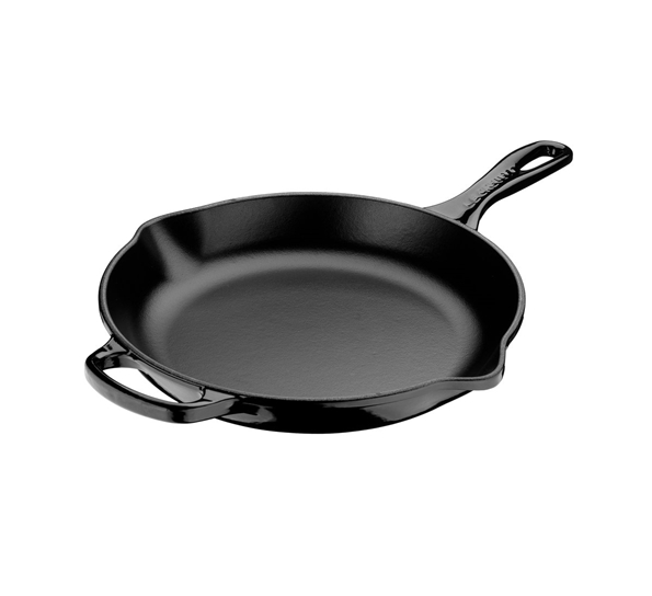 Stekepanne jern 30 cm blank sort fra Le Creuset