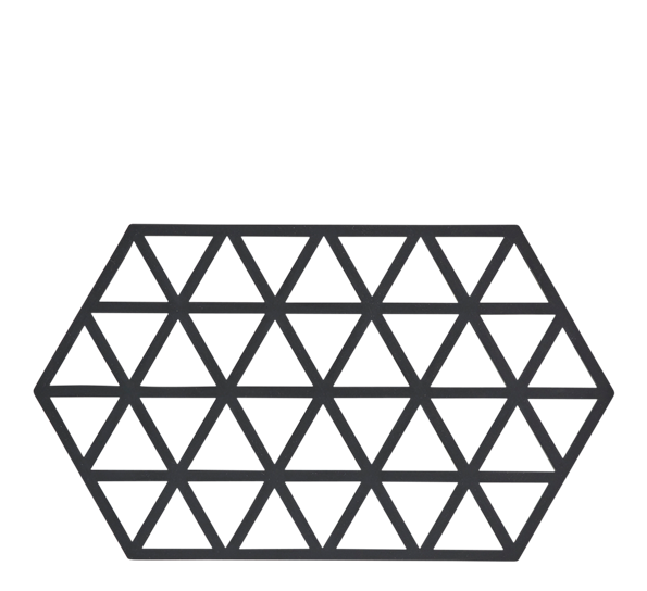 Bordskåner Triangles sort L24 fra Zone