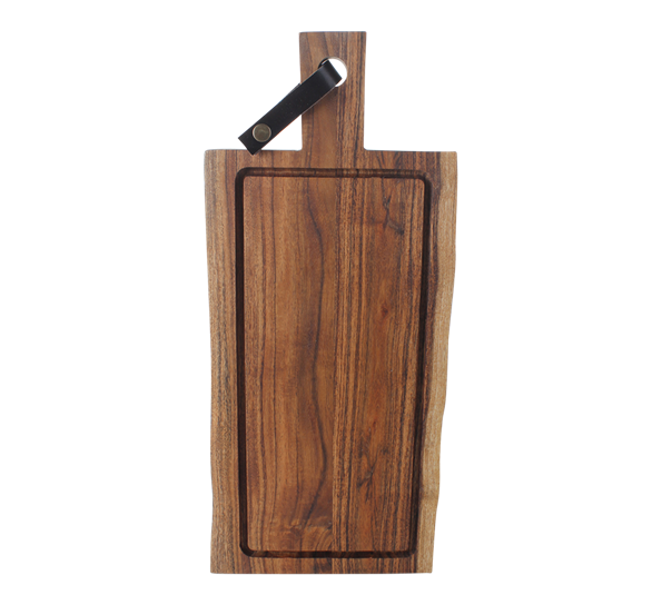 Raw skjærebrett 20x50 cm oljet akasietre fra Stuff Design