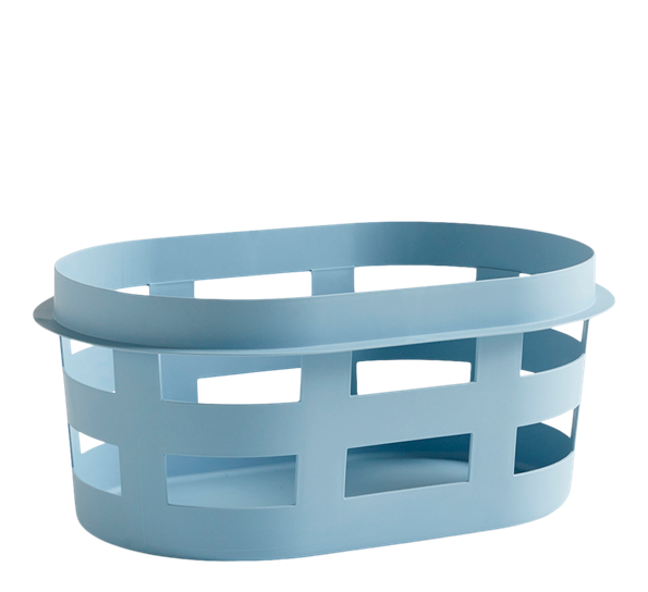 Basket kleskurv liten soft blue fra HAY