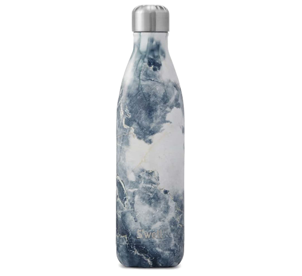 Drikkeflaske 7,5dl Blue granite fra S`well