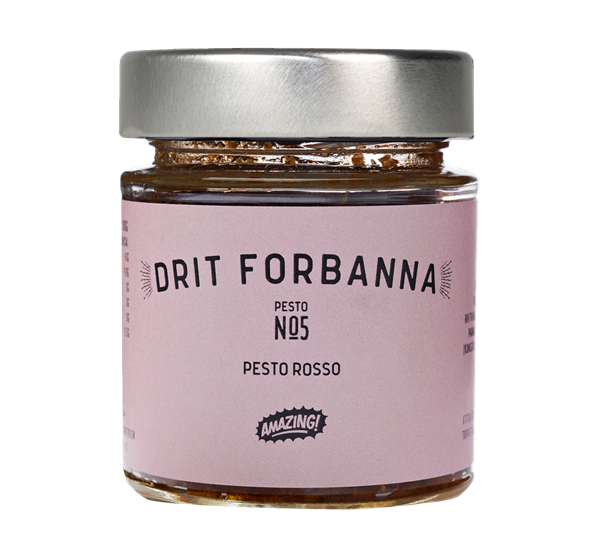 Pesto no 5 Rosso 135g Drit Forbanna
