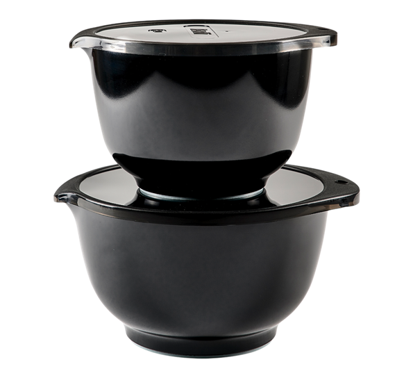 Margrethe bakebollesett 4 deler black edition fra Rosti