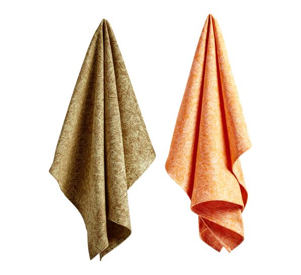 S&B kjøkkenhåndkle 2-pk No 8 Ballpoint Scribble fra HAY