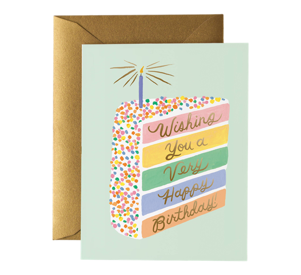 Kort Cake Slice Birthday fra Rifle Paper Co.