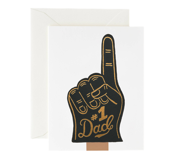 Kort Number 1 Dad fra Rifle Paper Co.