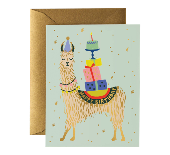 Kort Lama fra Rifle Paper Co.