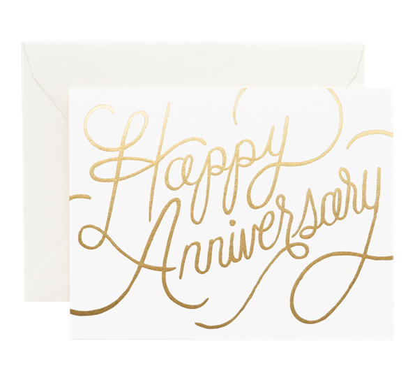 Kort Happy Anniversary fra Rifle Paper Co.
