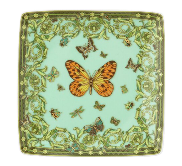 Le Jardin fat 12x12 cm grønn Versace