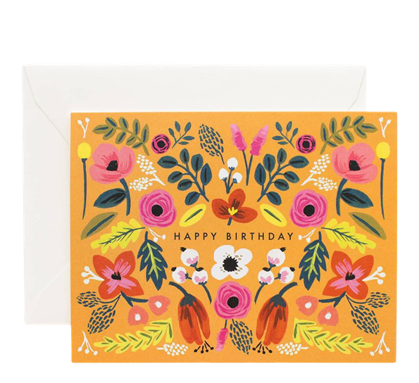 Kort Folk Birthday fra Rifle Paper Co.