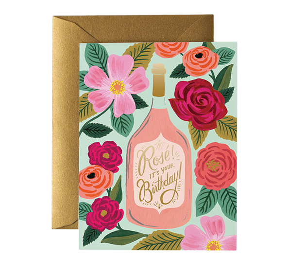 Kort Rose It's Your Birthday fra Rifle Paper Co.