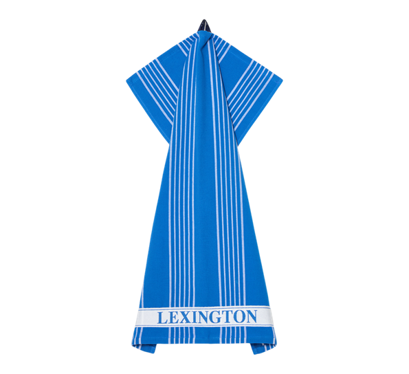 Terry kjøkkenhåndkle striped 50x70 cm hvit blå Lexington