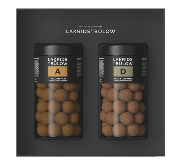 Black Box lakris 2 x standard D+A 590g fra Lakrids By Johan Bülow