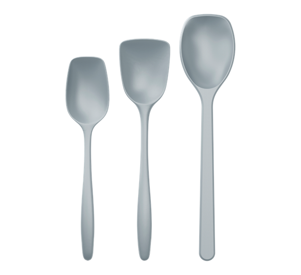 Classic gryteskjesett 3 deler dusty blue fra Rosti