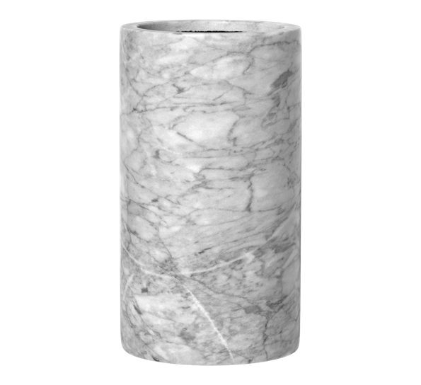 Knivblokk marmor 22 cm hvit fra Øyo