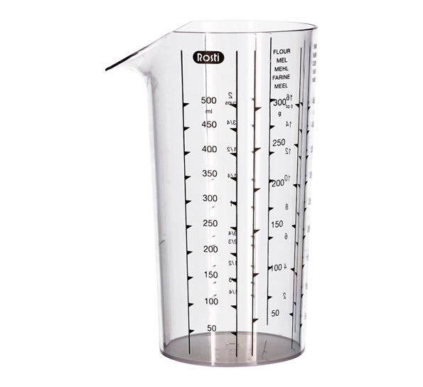 Målebeger 0,5L klar fra Rosti
