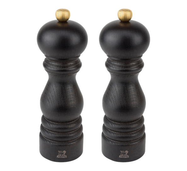 Paris salt og pepperkvernsett 18 cm choko fra Peugeot