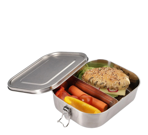 Matboks 13,5x18 cm rustfritt stål fra Karl Weis